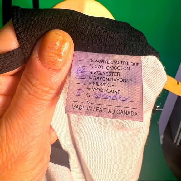 AllSizeFit Wrap Skirt Black/White with Ties You can Tie Any Waist Embroidery - Picture 10 of 16